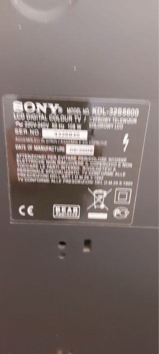 TV Sony Bravia LCD 32 Negra
