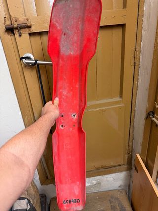 Guardabarros delantero Acerbis rojo