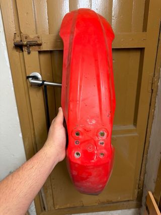 Guardabarros delantero Acerbis rojo