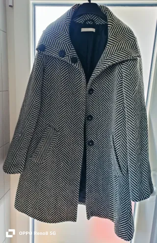 Cappotto Stefanel lana fantasia