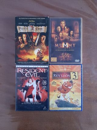 Lote Películas DVD Edición Limitada
