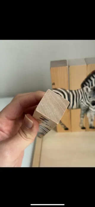 Puzzle a strisce con animali