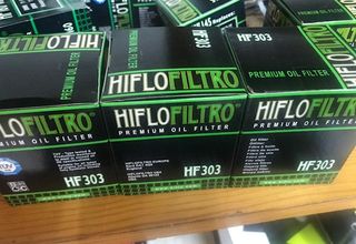 3x Filtro Aceite Moto HIFLOFILTRO HF303 Nuevo
