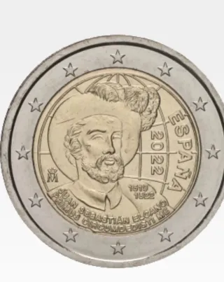 2 euro Spagna 2022 Elcano