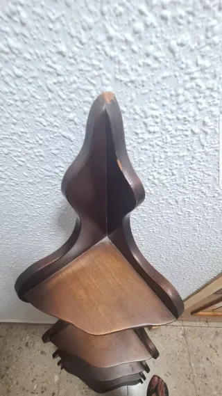 Estantería Esquinera Madera Marrón
