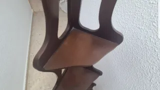 Estantería Esquinera Madera Marrón