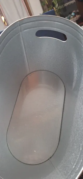 Cestello porta vino in metallo rosso