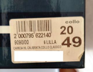 Camicia Uomo L AVIS Classic Calibrata ML tg 49