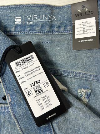 Pantalones vaqueros G-Star RAW azules
