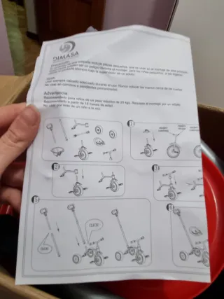 Triciclo infantil 2 en 1 con volquete