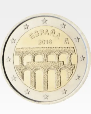 2 euro Spagna 2016 Acquedotto di Segovia