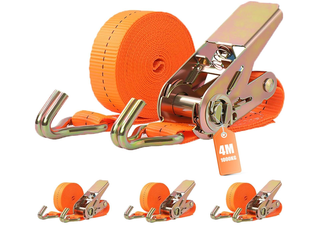 4 Cinghie Cricchetto 1000kg + Cinghia