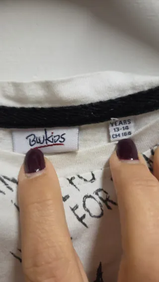 T-shirt ragazzo Blukids con scritte