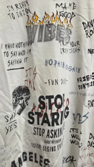 T-shirt ragazzo Blukids con scritte