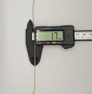 Cadena Bilbao de oro de 18k, 2.21 g, 40 cm.