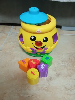Tarro de Galletas Fisher Price con Formas