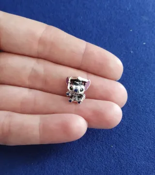 Charm Stitch Graduado Plata pulsera Pandora collar