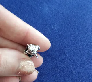 Charm Stitch Graduado Plata pulsera Pandora collar