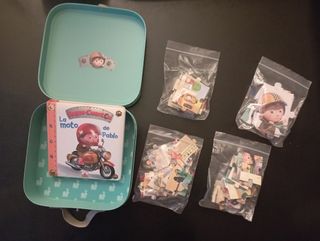 Puzzle y libro infantil La moto de Pablo