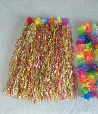 Disfraz Hawaiano. Precio por todo.