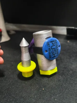 Cierre de seguridad arnés de Porsche Simracing.