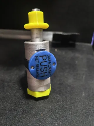 Cierre de seguridad arnés de Porsche Simracing.