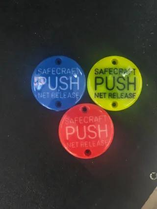 Cierre de seguridad arnés de Porsche Simracing.