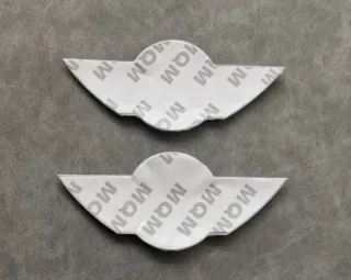 Mini Cooper One Logo Capó y Maletero 11,5x5cm