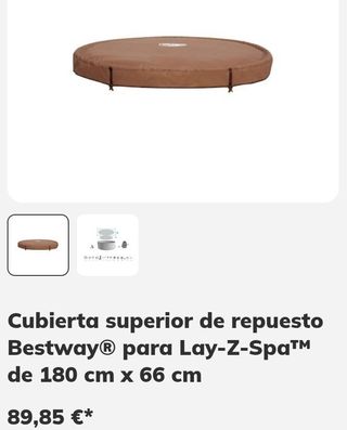 Cubierta para Lay-Z-Spa Helsinki AirJet 180x66cm