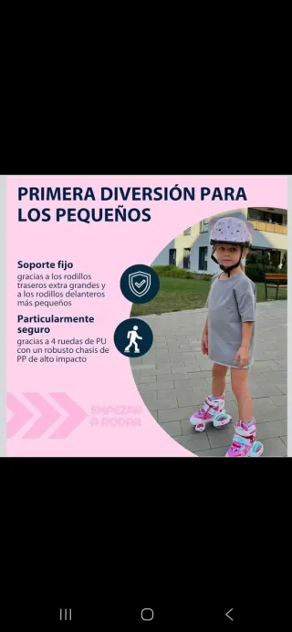 Patines Quad My First Girl Talla 26-29