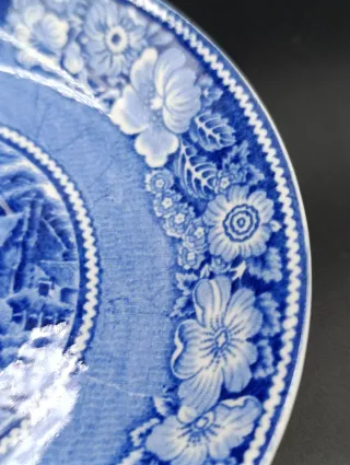 Set platos para pan loza inglesa