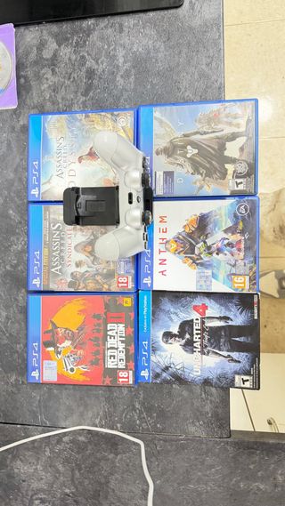Lote Juegos PS4: God of War, Uncharted 4, RDR2