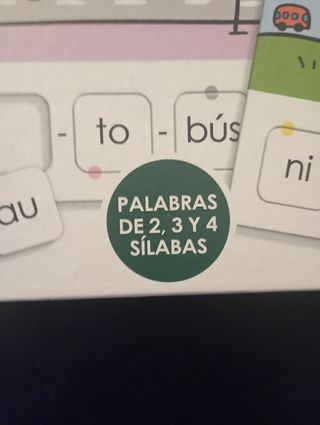 Juego educativo Las Sílabas Diset