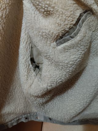 Cazadora de pana, forro de borrego clásica/Vintage