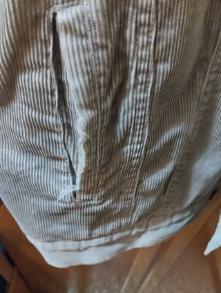 Cazadora de pana, forro de borrego clásica/Vintage