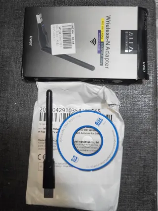 Antena USB WiFi ALFA UW07 con CD