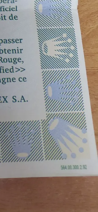 Certificado de Garantía Rolex Chronomètre