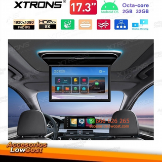 Pantalla Reproductor multimedia para techo de coc