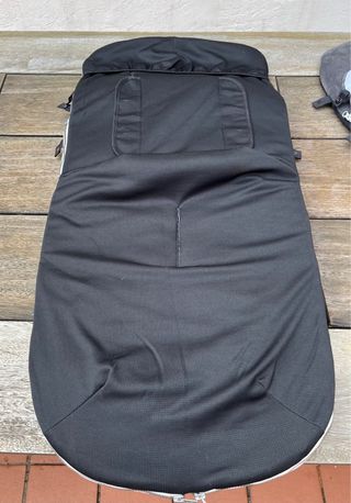 Saco invierno cochecito bebé blanco a estrenar.