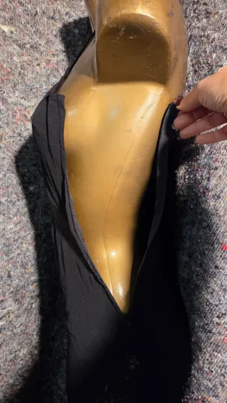 Vestito donna con frange nero