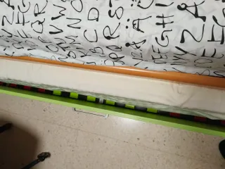 Cama nido madera y tela