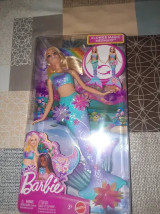 Barbie Flower Magic Mermaid Muñeca Nueva