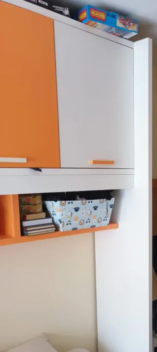 Armadio a ponte a 3 porte con scaffale