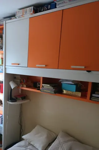 Armadio a ponte a 3 porte con scaffale