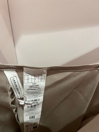 Top lencero Intimissimi seda y encaje