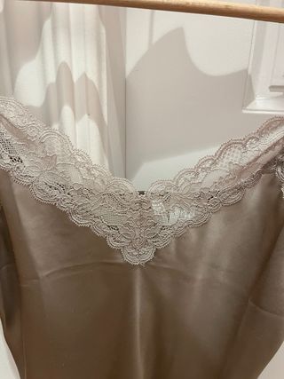 Top lencero Intimissimi seda y encaje