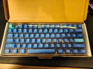 Set Keycaps Cherry Profile Double-Shot Blu