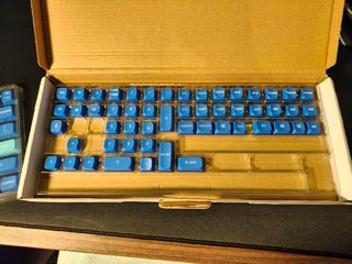 Set Keycaps Cherry Profile Double-Shot Blu