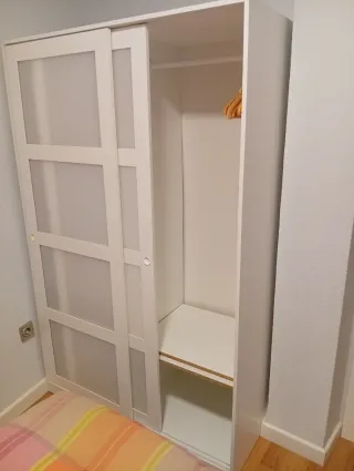 Armario blanco puertas correderas