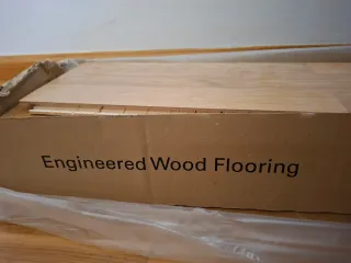 6 lamas de parquet de madera natural